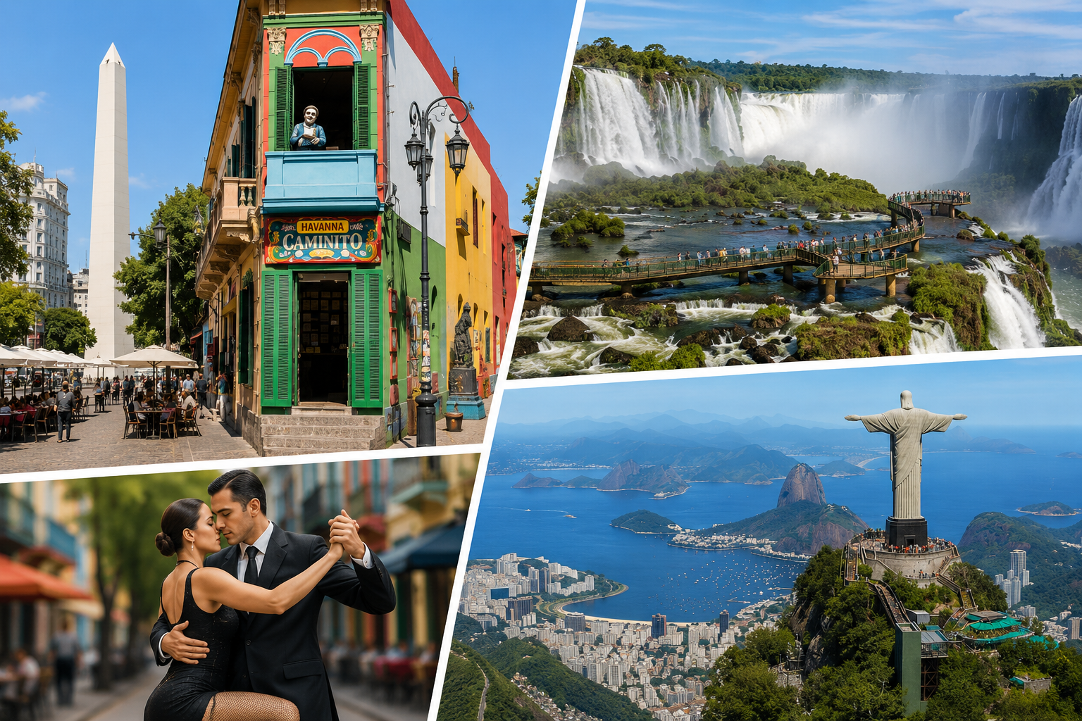 Entre Tango, Cataratas y Samba